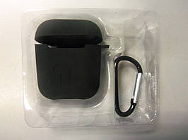 Чохол для навушників case Apple Airpods чорний