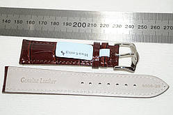 Ремінь для годинника коричневий, 20 мм