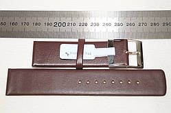 Ремінь для годинника коричневий, 22 мм