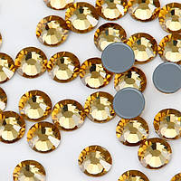 Стрази термоклеєві Premium Light Topaz Hot Fix Термо стрази