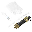 Фільтр портативний для води туристичний похідний Water Filter Straw на 3000 л Khaki, фото 4