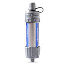 Фільтр портативний для води туристичний похідний Water Filter Straw блакитний, фото 3