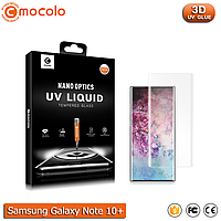 Захисне скло Mocolo Samsung Galaxy Note 10+ Nano Optics UV Liquid Tempered Glass 3D (Clear)