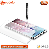 Захисне скло Mocolo Samsung Galaxy Note 10+ Nano Optics UV Liquid Tempered Glass 3D (Clear), фото 5