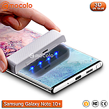 Захисне скло Mocolo Samsung Galaxy Note 10+ Nano Optics UV Liquid Tempered Glass 3D (Clear), фото 4