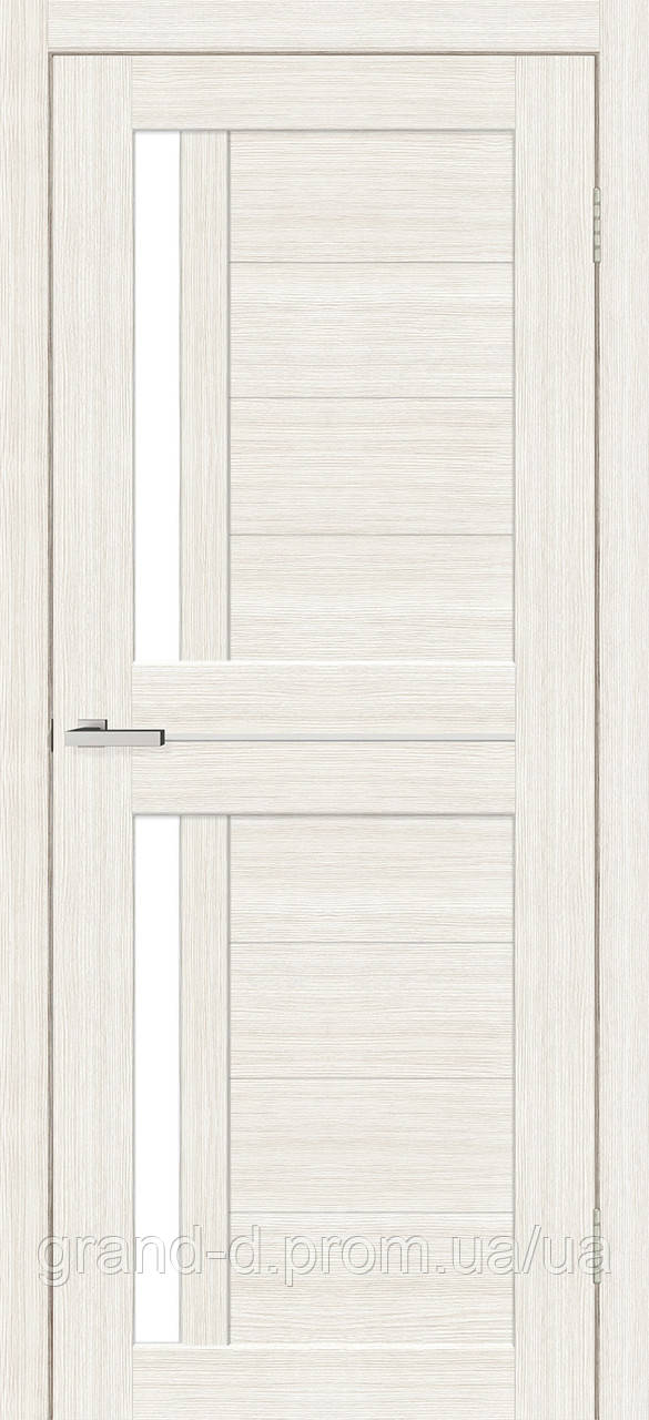 Двері міжкімнатні Оміс Deco 01 Cortex, колір дуб bianco