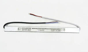 Блок живлення MTK-60-12 12В 5А 60Вт ULTRA-SLIM (300×20×22 мм)
