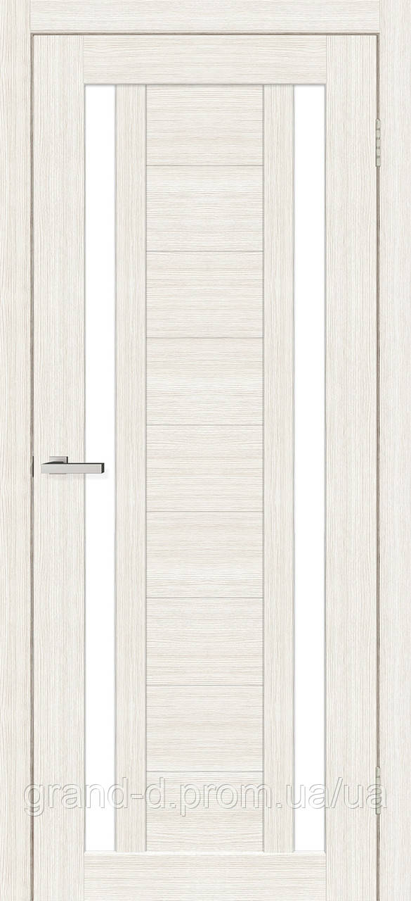 Двері міжкімнатні Оміс Deco 02 Cortex, колір дуб bianco