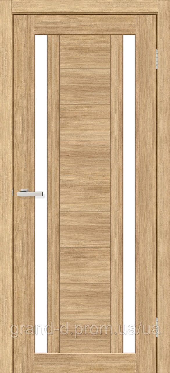 Двері міжкімнатні Оміс Deco 02 Cortex, колір дуб tobacco