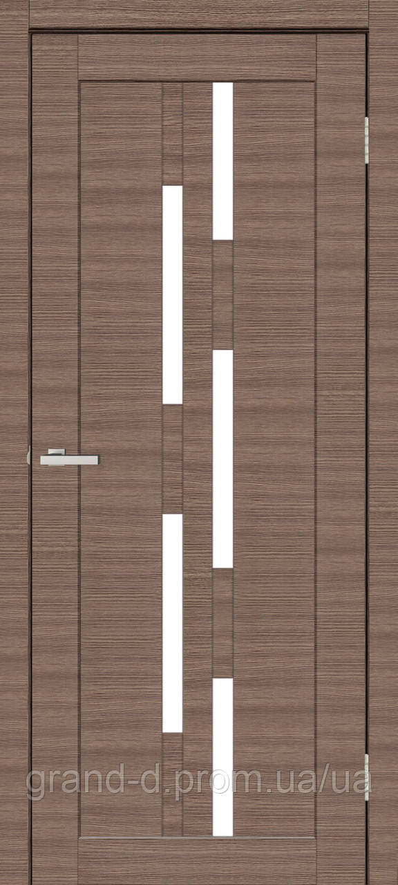 Двері міжкімнатні Оміс Deco 08 Cortex, колір дуб amber line