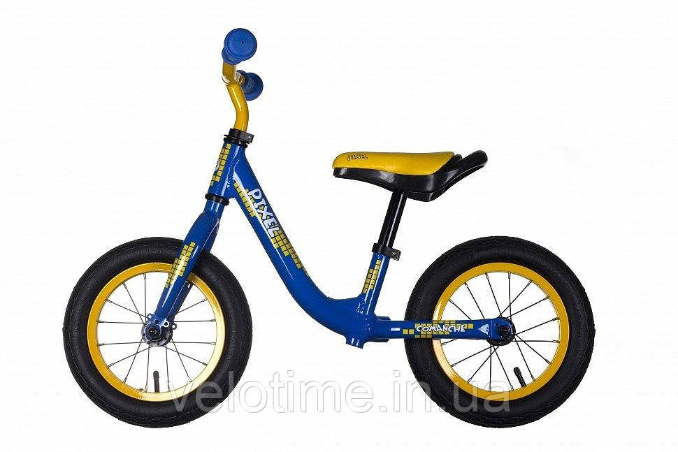 Беговел Comanche Pixel 12 (синій-жовтий), фото 1