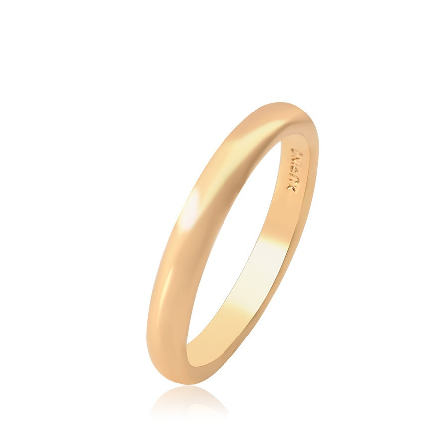 Обручне кільце ХР Gold filled 18k. Розмір 21 мм.  Код 3766/11