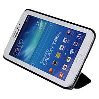 Кожаный чехол-книжка iMuca Concise для Samsung Galaxy Tab 3 7'' (T2100 / P3200) Чёрный