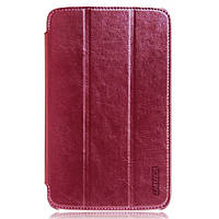 Кожаный чехол-книжка iMuca Concise для Samsung Galaxy Tab 3 7'' (T2100 / P3200) Тёмно-бордовый