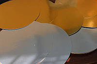 Підкладка під торт, діаметр - 400 мм, золото/срібло