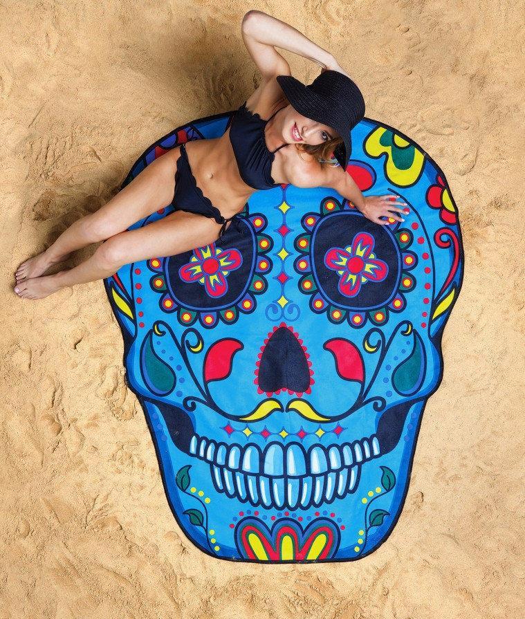 3D-Підстилка для пляжу і вдома (Череп), фото 1