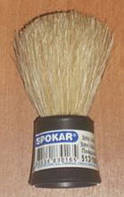 Помазок для бритья Spokar с натуральным ворсом (Чехия). Фабричный.