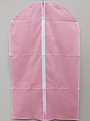 Чохол для зберігання одягу з плащової тканини рожевого кольору, розмір 60*90 см