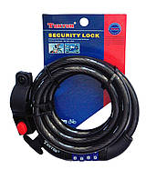 Замок велосипедного кодовий Tonyon 12x1500 мм TY523 Тайвань