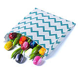 Пакети паперові подарункові 170*30*230 мм Крафт-пакети для цукерок Виготовлення паперових пакетів з малюнком, фото 4