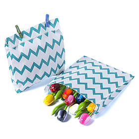 Пакети паперові подарункові 170*30*230 мм Крафт-пакети для цукерок Виготовлення паперових пакетів з малюнком