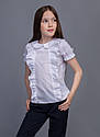 Блуза дитяча шкільна з коротким рукавом Daria тм Brilliant Розміри 128, 134, 140, фото 4