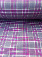 Костюмна вовняна тканина в карту