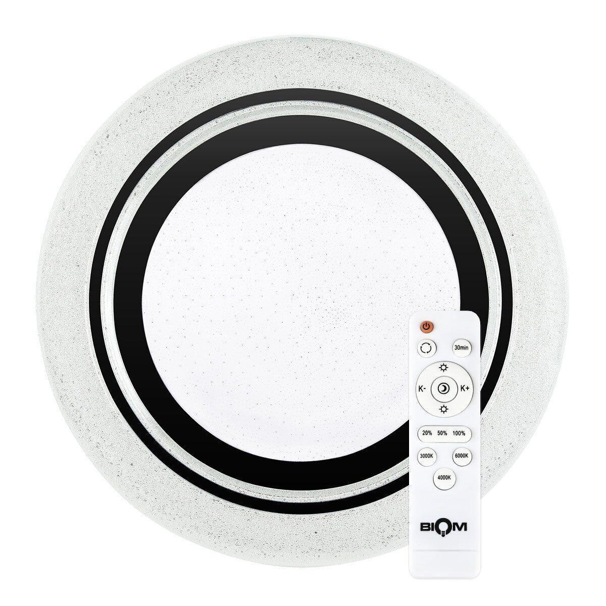 Світильник люстра з пультом світлодіодний BIOM SMART SML-R11-80 3000-6000K 80Вт, фото 1