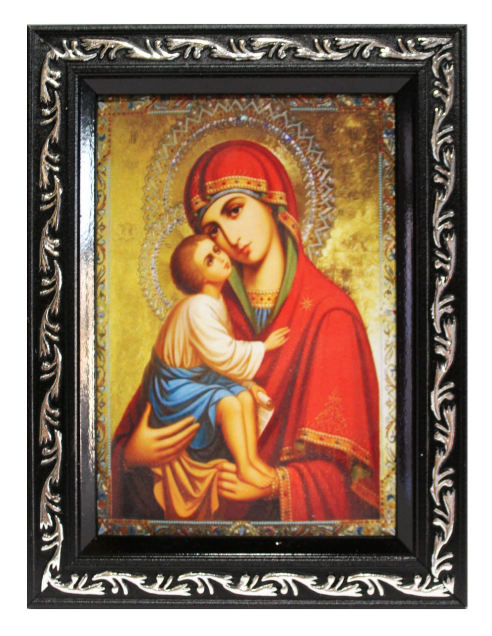 Ікона в рамці Діва Марія, Пресвята Богородиця, багет 1511А-1112S б\з, 7х10
