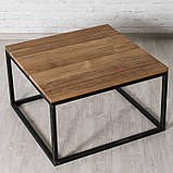 Журнальний кавовий столик лофт 50*45*50 см. "Таллахассі" LNK, фото 2