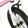 Дитячий двоколісний велосипед RoyalBaby FREESTYLE 12", OFFICIAL UA, рожевий, фото 5
