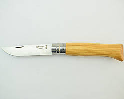 Ніж Opinel 8 VRI, олива, упаковка