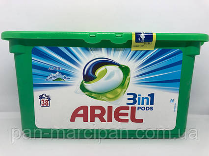Капсули для прання Ariel 3in1 Pods Mountain Spring 37 шт