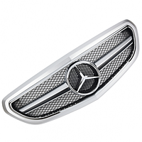 Решетка радиатора Mercedes W212 AMG Silver 2013+