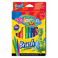 Фломастеры Colorino Brush 10 цветов, 10 штук (65610PTR)