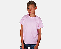 Детская Классическая Футболка для Мальчиков Светло-розовый Fruit of the loom 61-033-52 9-11