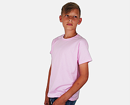 Дитяча футболка рожева базова бавовняна Valueweight kids Fruit of the Loom