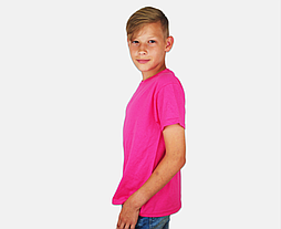 Дитяча футболка малинова базова бавовняна Valueweight kids Fruit of the Loom
