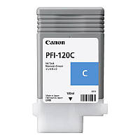 Картридж Canon PFI-120C Cyan 130 мл для плоттера TM-200/ TM-300 (2886C001)