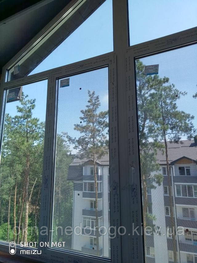 Нестандартні пластикові вікна Рехау у Бортничах - бригада 2Т