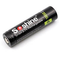 Аккумулятор Soshine 18650 3.7V 3400mah Li-Ion с контроллером