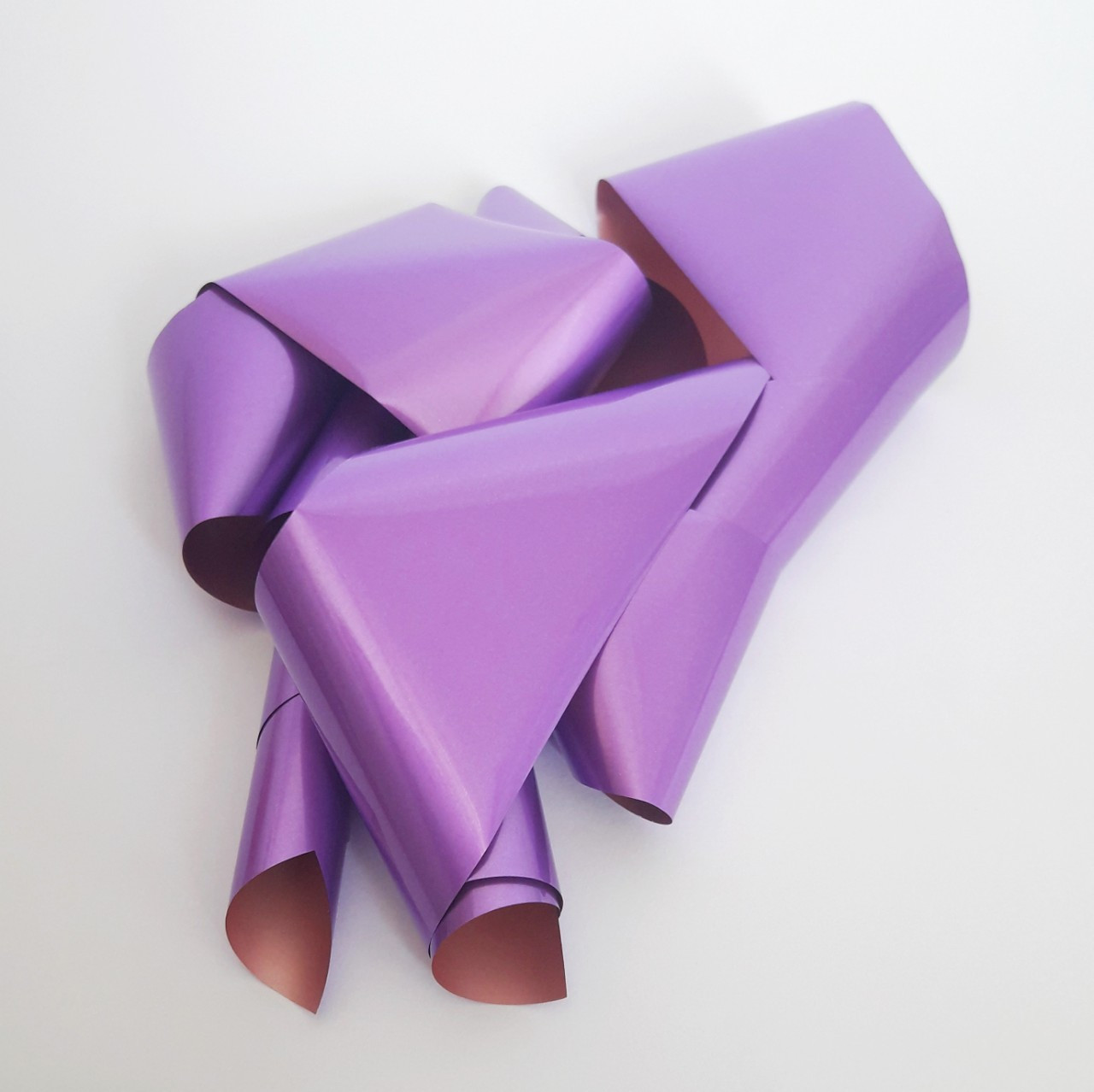 Перекладна фольга для дизайну нігтів фіолетова матова (фольга для лиття) 1 метр ANDI PROF