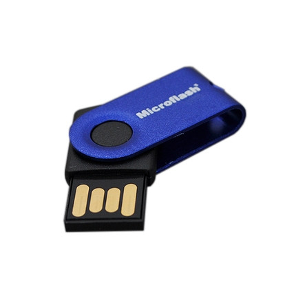 Флеш-накопичувач Microflash MD205, USB 2.0, 64GB, Blue