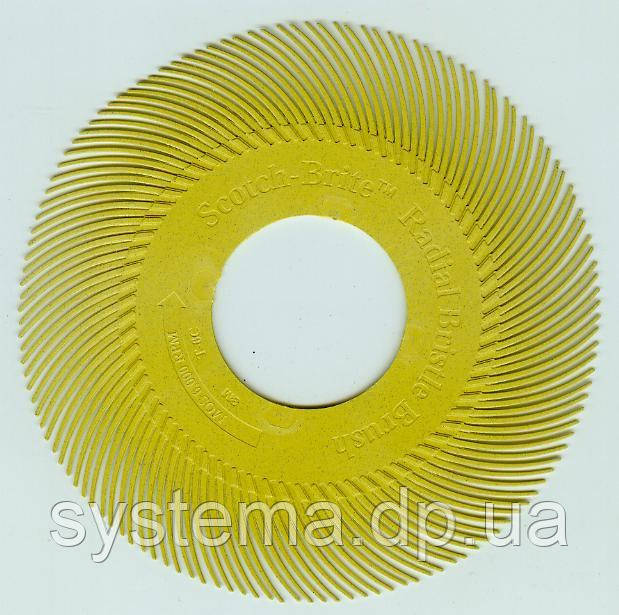 Радіальний коло Scotch-Brite™ Bristle BB-ZB 150мм P80 жовтий