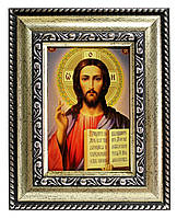 Икона в рамке Иисуса Христа Спасителя, багет 2915-11, 7х10