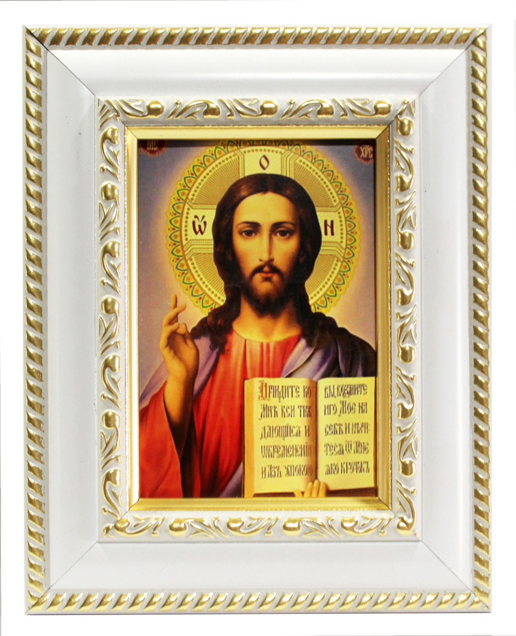 Ікона в рамці Ісуса Христа Спасителя, багет 2915-64, 7х10