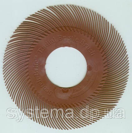 Радіальний коло Scotch-Brite™ Bristle BB-ZB 150мм P220 червоний, фото 1