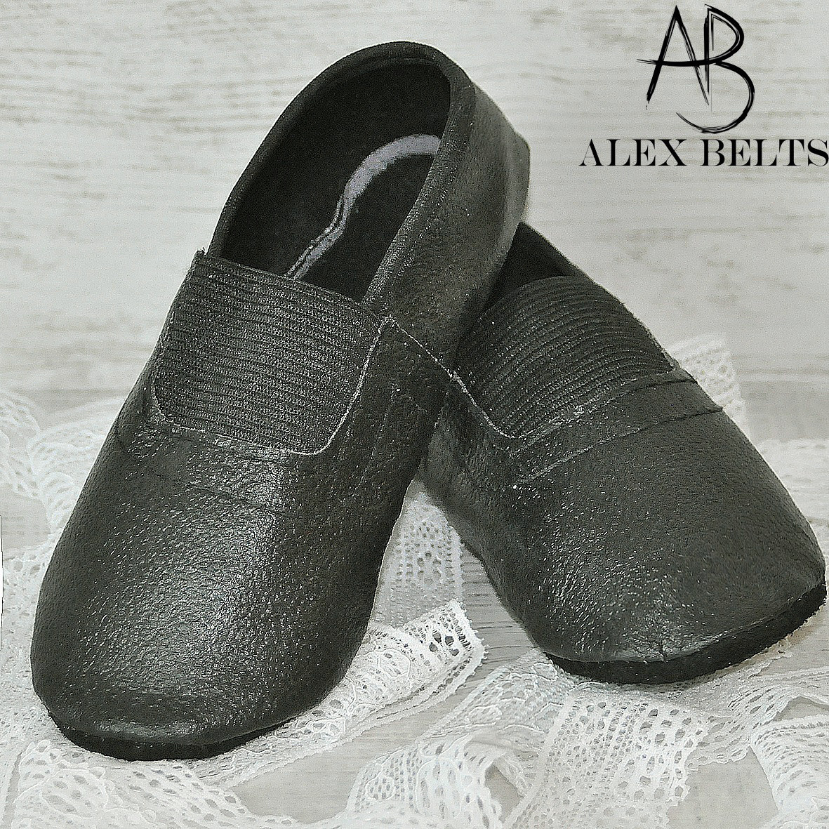 Чешки дитячі хлопчик-дівчинка (чорні) шкіра розміри 23-24