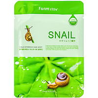 Тканинна Маска з равликом FarmStay Visible Difference Mask Sheet Snail