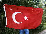 Прапор Туреччини з металевими люверсами 90x150 см MFH Німеччина, фото 4